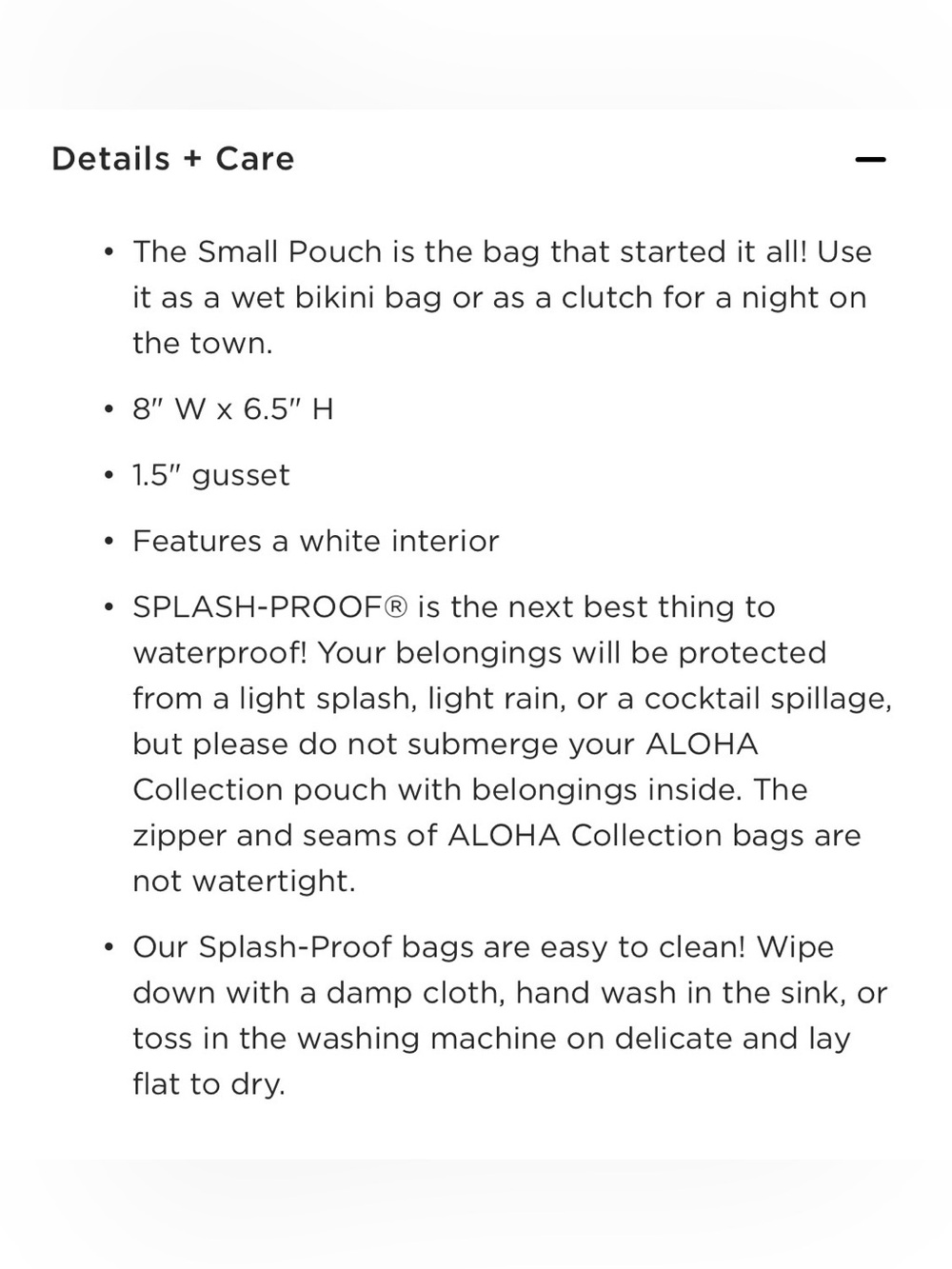 Aloha Collection Small Pouch - Picture 4 of 5